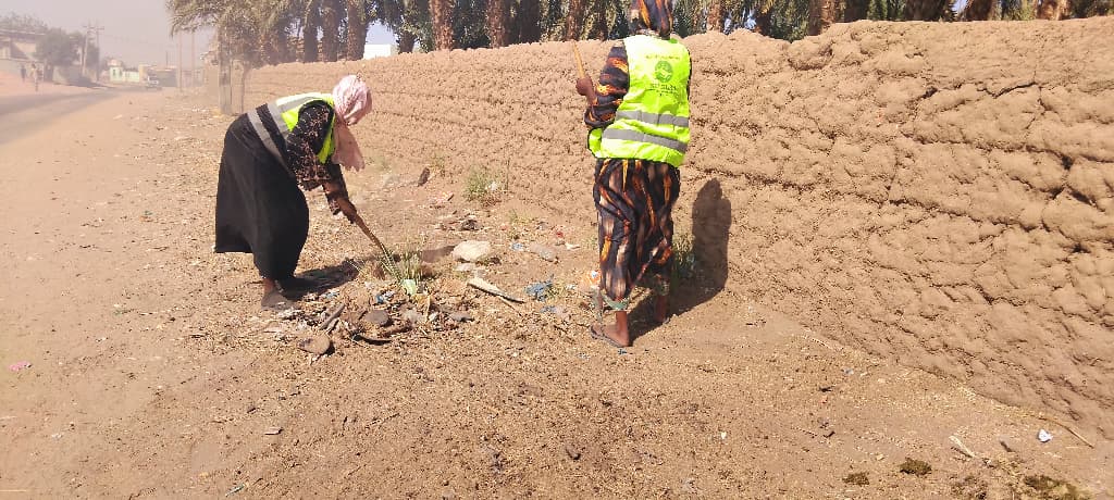 Sengura Charity Organization team working in the field in Sudan